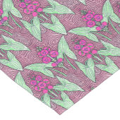 Elegant Vintag rosa Grün Jugendstil Kurzer Tischläufer (Ecke)