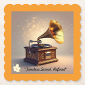 "Elegant Vintag Sound" Untersetzer (Vorderseite)