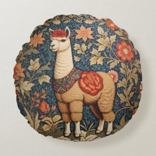 Elegant vintage Alpaka, inspiriert von William Mor Rundes Kissen