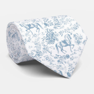 Elegant-vintage-blaue-reit-Toile-Klasse Krawatte
