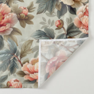 Elegant vintage Blumenmuster Wandteppich