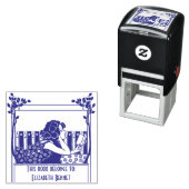 Elegant Vintage Bookplate Permastempel (Beispiel)