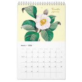 Elegant Vintage Botanical Flower Illustrations  Kalender (Mär 2026)