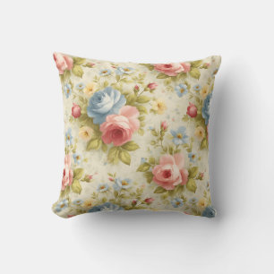 Elegant Vintage Botanisch Floral Kissen