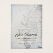 Elegant Vintage Butterfly Jewelry Display Card (Rückseite)