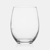 Elegant Vintage Castle Destination Wedding Weinglas Ohne Stiel (Links)