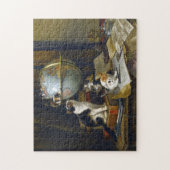 Elegant Vintage Cats Mother Cat & Cute Kittens    Puzzle (Vertikal)