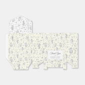 Elegant Vintage Chic Gray Angels Toile Wedding Geschenkschachtel (Ungefaltet)