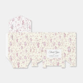 Elegant Vintage Chic Pink Angels Toile Wedding Geschenkschachtel (Ungefaltet)