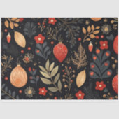 Elegant Vintage Christmas Bauble Decoupage Seidenpapier (Vorderseite)