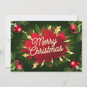 Elegant Vintage Christmas Card #17 Feiertagskarte