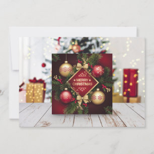 Elegant Vintage Christmas Card #22 Feiertagskarte