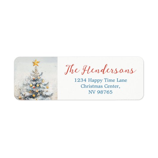 Elegant Vintage Christmas Tree (Vorne)
