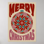 Elegant Vintage Christmas Whimsy Poster (Vorne)