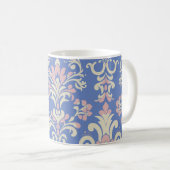 Elegant Vintage Damask Gift for Her Kaffeetasse (VorderseiteRechts)