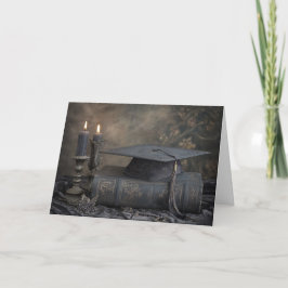 Elegant Vintage Editierbar Für Absolventen Abschlu Karte