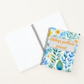 Elegant vintage floral notebook notizblock (Innenseite)
