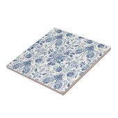 Elegant Vintage French Engraved Floral Pattern Fliese (Seite)