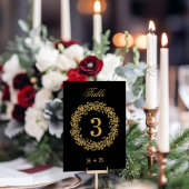 Elegant Vintage French Gold Floral  Wedding  Einladung