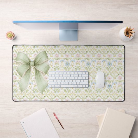 Elegant Vintage Ribbon  Schreibtischunterlage (Büro 1)