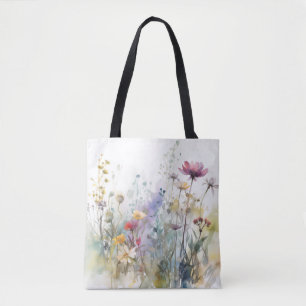 Elegant vintage rosa gelb weiß floral tasche
