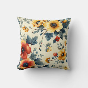Elegant Vintage Stylisch Romantisch Blumen Chic Kissen