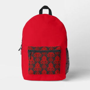 Elegant, Vintage, viktorianischer Steampunk-Damask Bedruckter Rucksack
