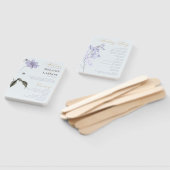 Elegant Violet & Mint Hydrangea Wedding Hand Fan Fächer (Non-assembled)