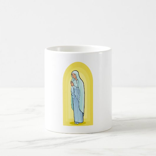 Elegant Virgin Mary Catholic Religious Kaffeetasse