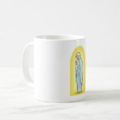 Elegant Virgin Mary Catholic Religious Kaffeetasse (Vorderseite Links)