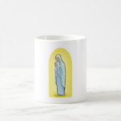 Elegant Virgin Mary Catholic Religious Kaffeetasse (Mittel)