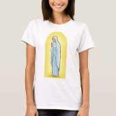 Elegant Virgin Mary Catholic Religious T-Shirt (Vorderseite)