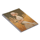 Elegant Virgo Zodiac Notebook Notizblock (Rechte Seite)