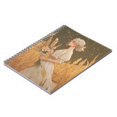 Elegant Virgo Zodiac Notebook Notizblock (Linke Seite)