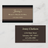 Elegant Visitenkarte (Vorne/Hinten)