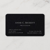 Elegant Visitenkarte (Vorderseite)