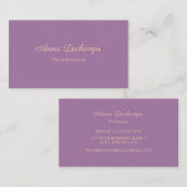 Elegant Visitenkarte (Vorne/Hinten)