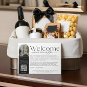 Elegant Visitor Greeting Vacation Rental Welcome Dankeskarte