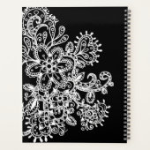 Elegant von Hand Gezeichnet Floral und Paisley Planer (Rückseite)