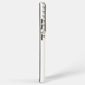 Elegant von weißer Perlenhalskette Samsung Galaxy Hülle (Rechte Seite)