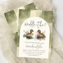 Elegant Waddle es sei Mallard Enck Gender Reveal