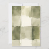 Elegant Waddle es sei Mallard Enck Gender Reveal Einladung (Rückseite)