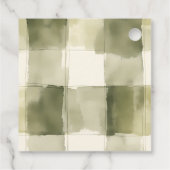 Elegant Waddle es sei Mallard Enck Gender Reveal Geschenkanhänger (Rückseite)