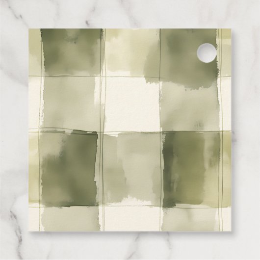 Elegant Waddle es sei Mallard Enck Gender Reveal Geschenkanhänger (Rückseite)