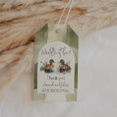 Elegant Waddle es sei Mallard Enck Gender Reveal Geschenkanhänger