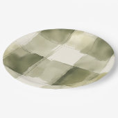 Elegant Waddle es sei Mallard Enck Gender Reveal Pappteller (Schrägansicht)