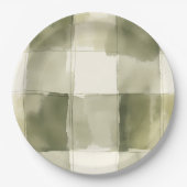 Elegant Waddle es sei Mallard Enck Gender Reveal Pappteller (Vorderseite)