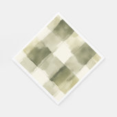 Elegant Waddle es sei Mallard Enck Gender Reveal Serviette (Ecke)