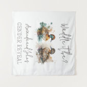 Elegant Waddle es sei Mallard Enck Gender Reveal Wandteppich (Vorderseite (Horizontal))