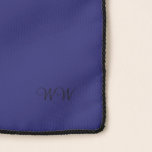 Elegant Wardrobe Midnight Blue Mit Monogramm Scarf Schal<br><div class="desc">Elegantes Wardrobe Midnight Blue mit optionalem Chiffon Chiffon Scarf für das erste Monogramm. Design von Claudine Boerner.</div>